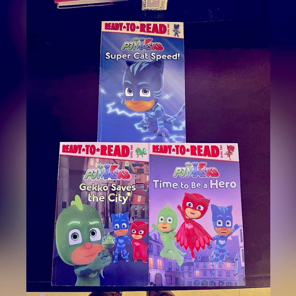 Ready to Read Pj Masks books (three)